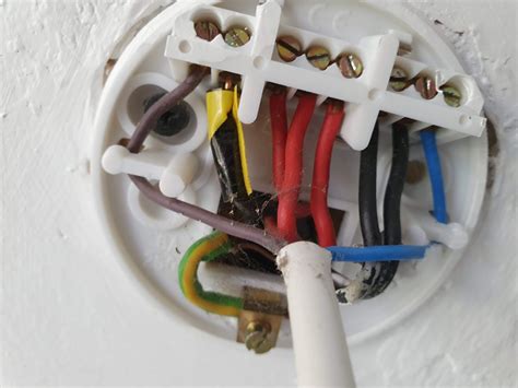 change ceiling rose to junction box|ceiling rose terminal block.